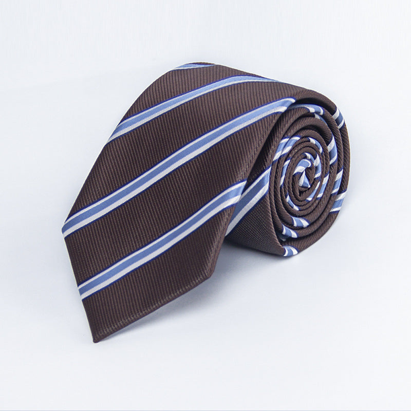 Polyester Silk Tie Men Suit Accessories Tie Business Interview Formal Dress Birthday Party Tie