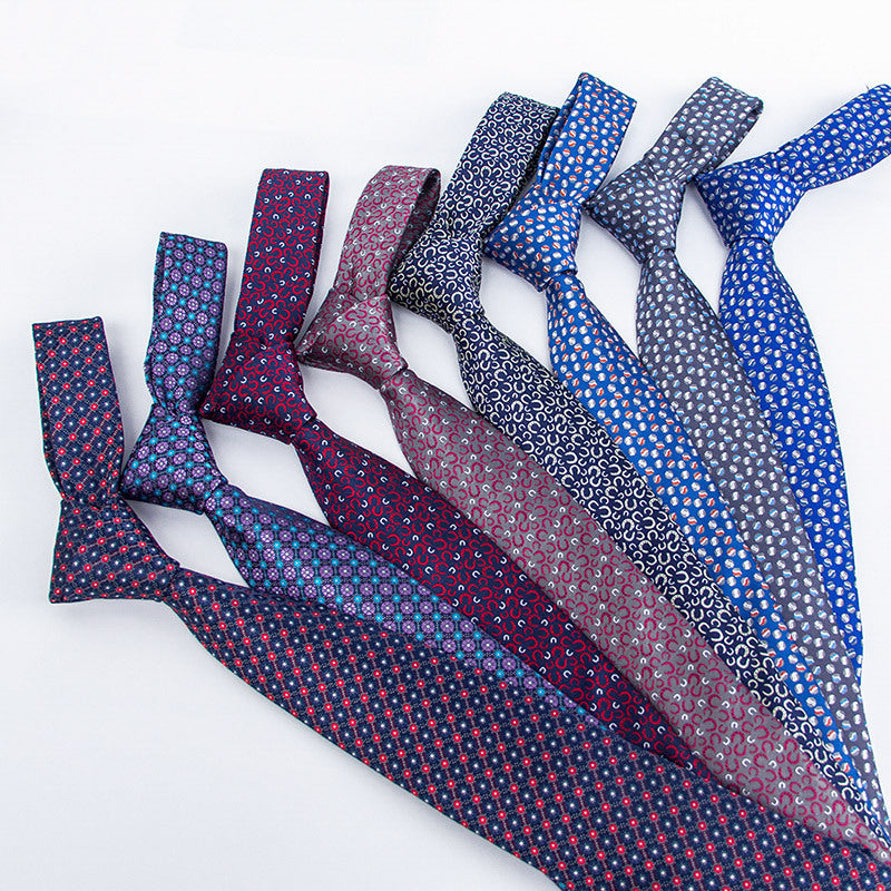 Polyester Silk Tie Men Suit Accessories Tie Business Interview Formal Dress Birthday Party Tie