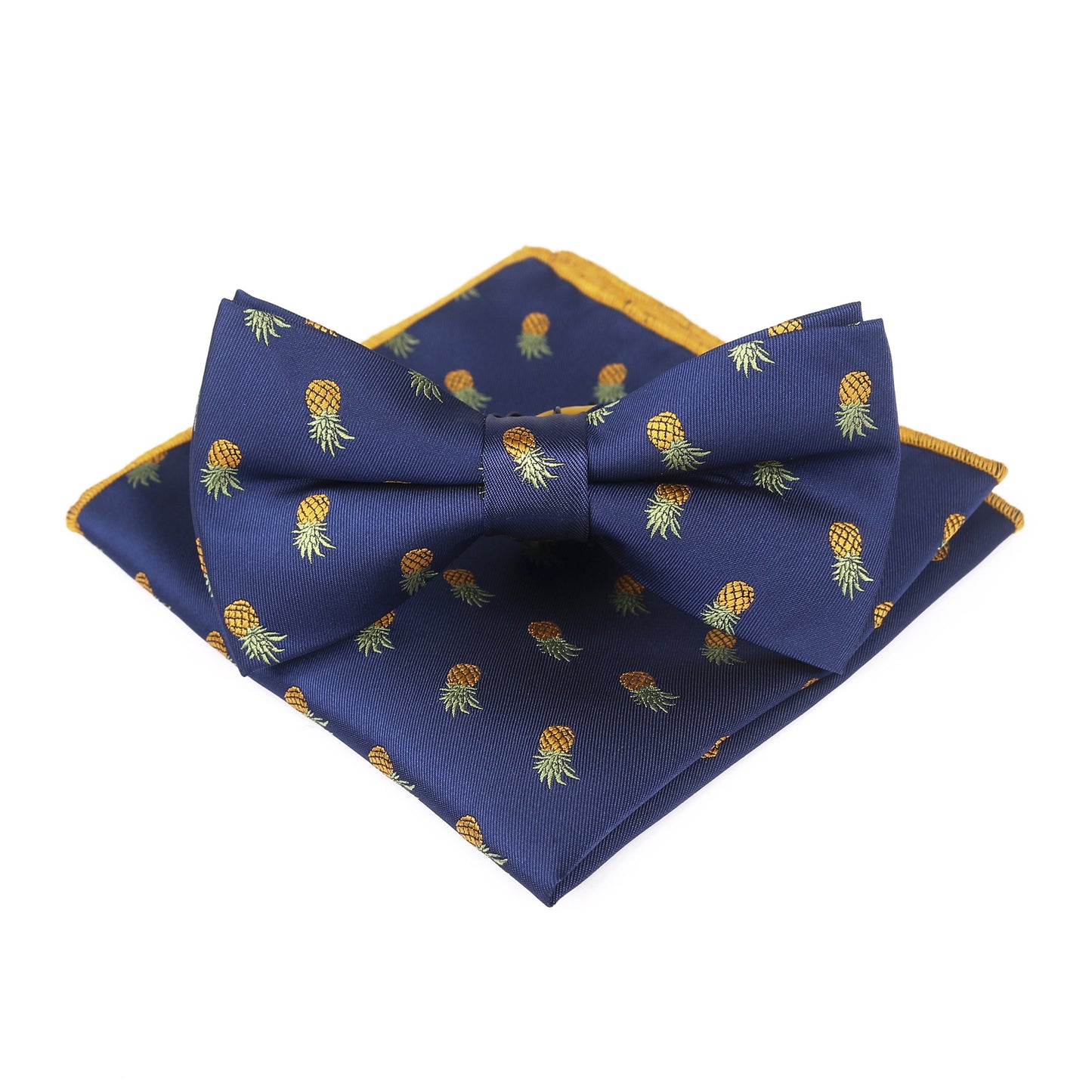 Men's Bow Tie With Flowers Gentleman's Formal Floral Vintage Jacquard Bow Tie Set