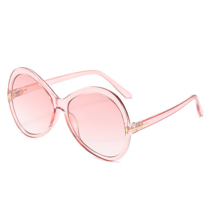 New Personality Sunglasses Fashion Big Frame Toad Glasses Trendy T-Shaped Sunglasses Women