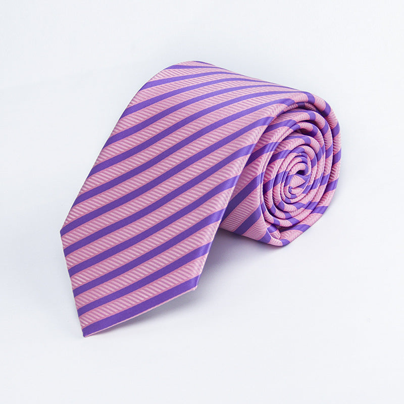 Polyester Silk Tie Men Suit Accessories Tie Business Interview Formal Dress Birthday Party Tie