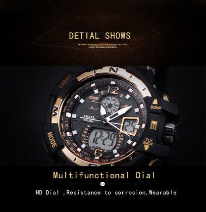 SMAEL Sport Watch1376 Men 2021 Clock Male LED Digital Quartz Wrist Watches Men's Top Brand Luxury Digital-watch Relogio Masculino