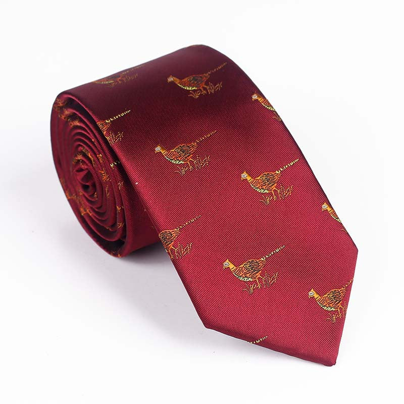 Yarn Dyed Jacquard Bird Multi Color Casual Party Formal Work Tie Bow Tie Men