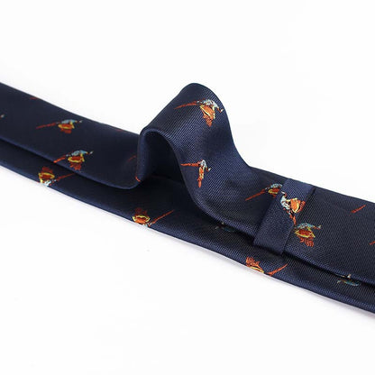 Yarn Dyed Jacquard Bird Multi Color Casual Party Formal Work Tie Bow Tie Men