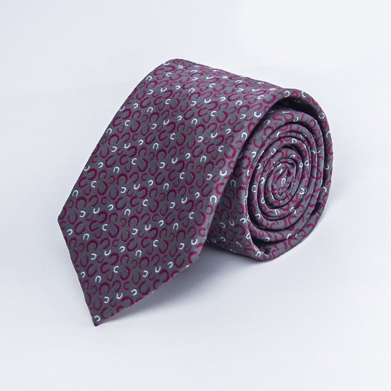 Polyester Silk Tie Men Suit Accessories Tie Business Interview Formal Dress Birthday Party Tie