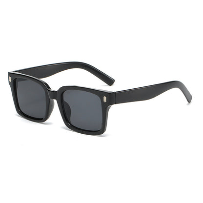 New Retro Small Frame Square Rice Nail Sunglasses Men And Women Trend Street Shooting Sunglasses