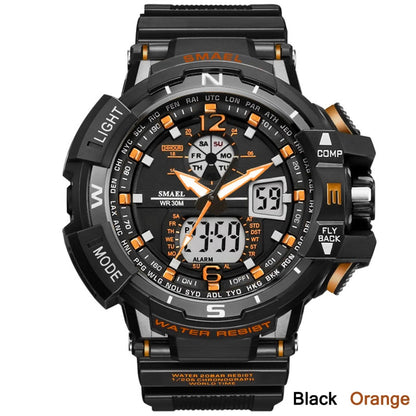 SMAEL Sport Watch1376 Men 2021 Clock Male LED Digital Quartz Wrist Watches Men's Top Brand Luxury Digital-watch Relogio Masculino