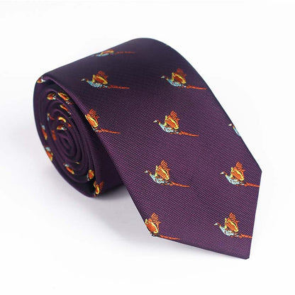 Yarn Dyed Jacquard Bird Multi Color Casual Party Formal Work Tie Bow Tie Men