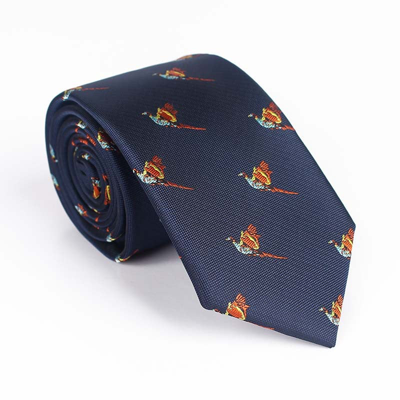 Yarn Dyed Jacquard Bird Multi Color Casual Party Formal Work Tie Bow Tie Men