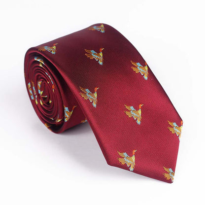 Yarn Dyed Jacquard Bird Multi Color Casual Party Formal Work Tie Bow Tie Men