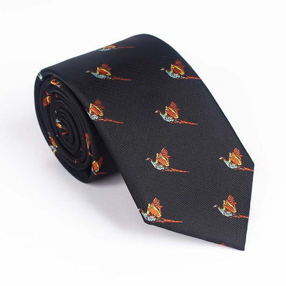 Yarn Dyed Jacquard Bird Multi Color Casual Party Formal Work Tie Bow Tie Men