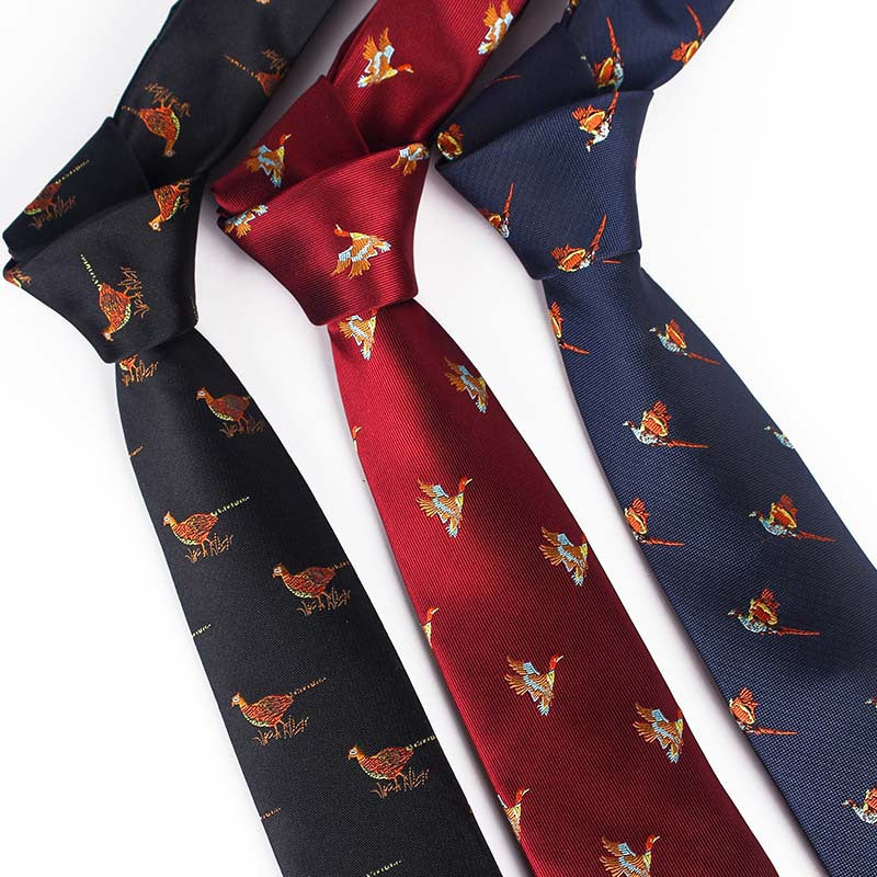 Yarn Dyed Jacquard Bird Multi Color Casual Party Formal Work Tie Bow Tie Men