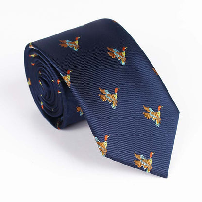 Yarn Dyed Jacquard Bird Multi Color Casual Party Formal Work Tie Bow Tie Men