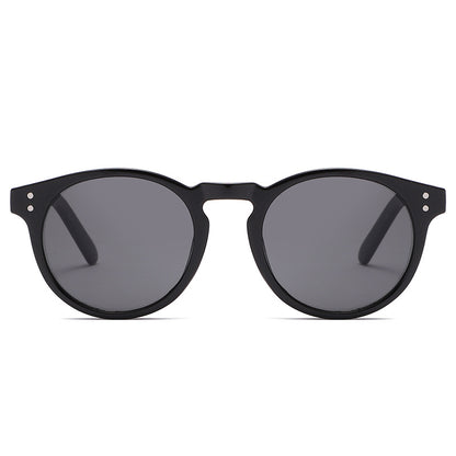 New Retro Small Frame Star Sunglasses Men And Women Street Shooting Rice Nails Sunglasses Trend Glasses